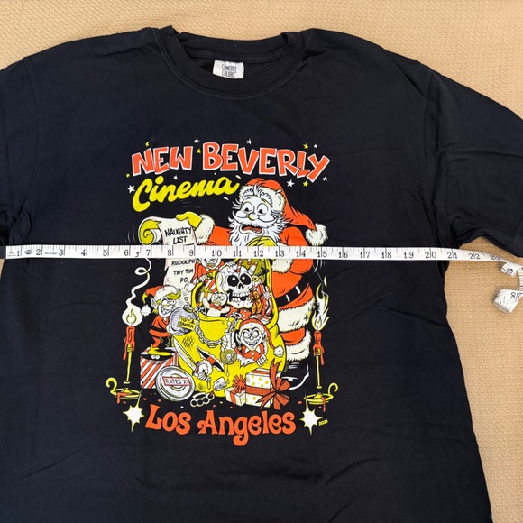 Quentin Tarantino New Beverly Cinema 2023 Christmas Shirt Mens Size L NEW - Picture 3 of 4